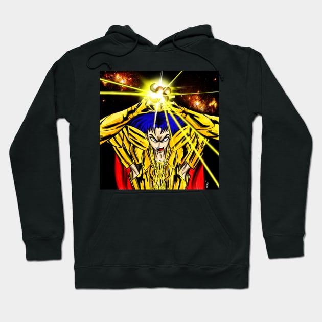 saga of geminis in galaxian explosion of cosmos ecopop Hoodie by jorge_lebeau